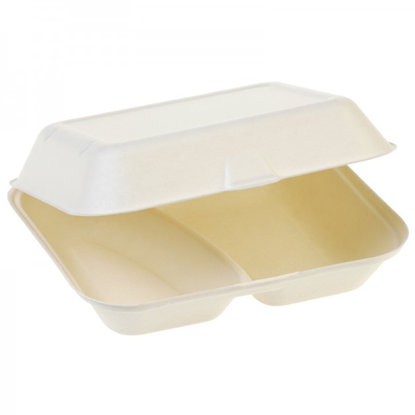 Ekologický menubox 2komorový 1200ml, 125ks 3467