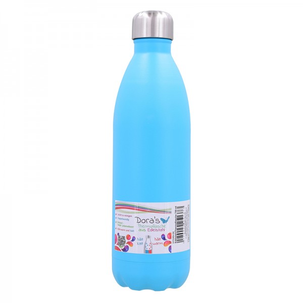 Antikorová termofľaša 0,75 l, bledomodrá H1249-04