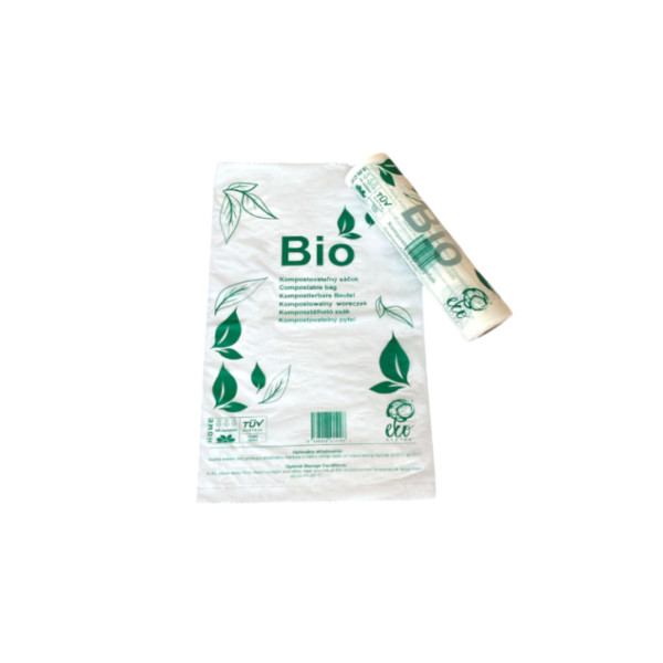 Bioplastové sáčky na rolke, 100ks FL-SM
