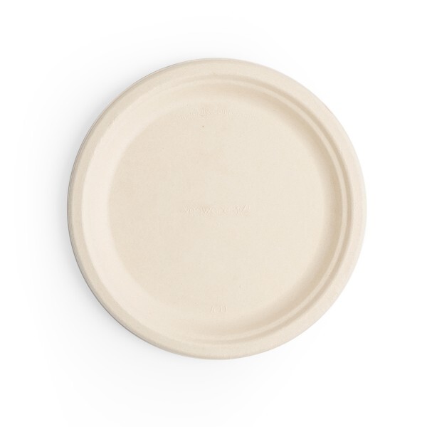 Tanier okrúhly Ø23cm, natural, 50ks P013N