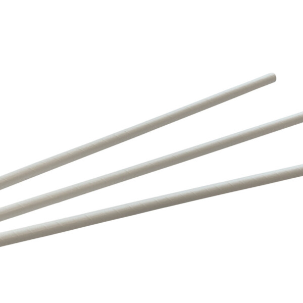 Nápojová slamka papierová 25 cm Ø 8mm, 100ks 24792